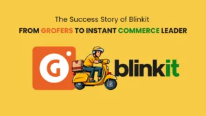 Blinkit market shareinfographic.