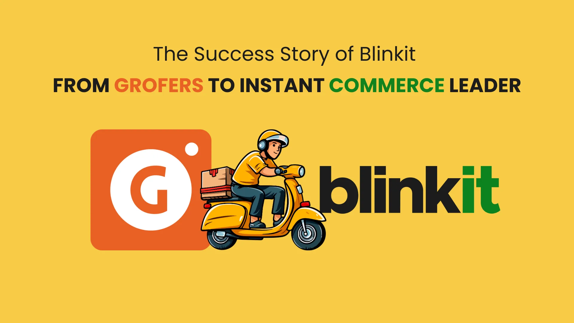 Blinkit market shareinfographic.